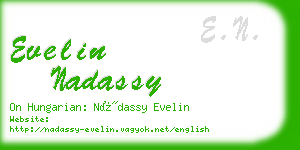 evelin nadassy business card